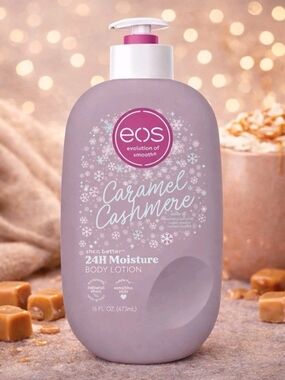 eos Caramel Cashmere Holiday Limited Edition Shea Better Body Lotion 16 oz NEW